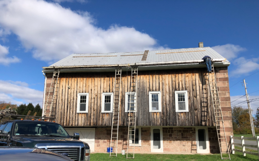 Solar on barn in Birdsboro PA