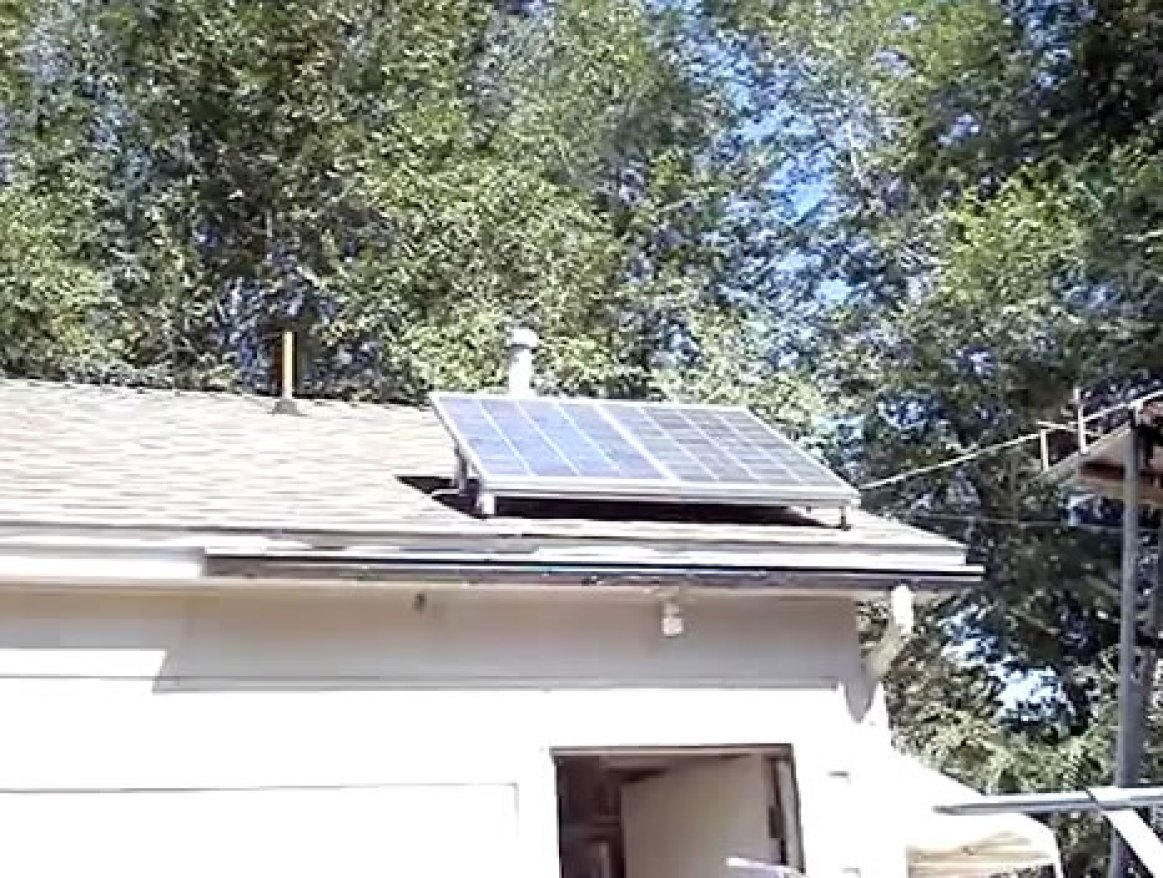 Home Solar Panels on the roof