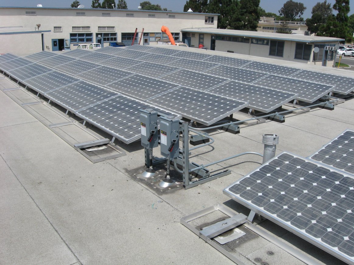 A roof top solar installation By U.S. Army Environmental Command on Flickr
