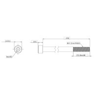 Unirac MetalX M8x65 Cap Hex Bolt, ES10891