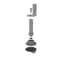 K2 Systems Drop N Lock Post 4.5" Kit - Mill, 4000237