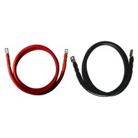 Pytes 2m 4/0awg Red Positive Power Cable - M10 Terminal, 161412100461
