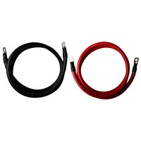Pytes 2m 2/0awg Red Positive Power Cable - M10 Terminal, 161412100465