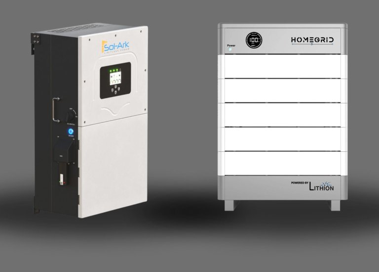 HomeGrid Stack'd Series battery and Sol-Ark residential hybrid inverter Image 