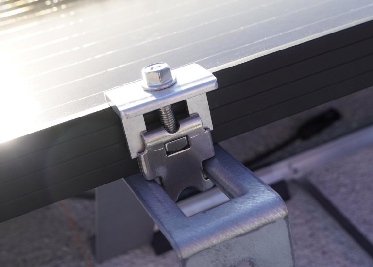 K2 system on solar panel 