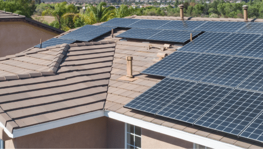 Solar on a roof