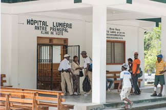 Greentech Renewables Haiti Hospital Microgrid Project Front Shot