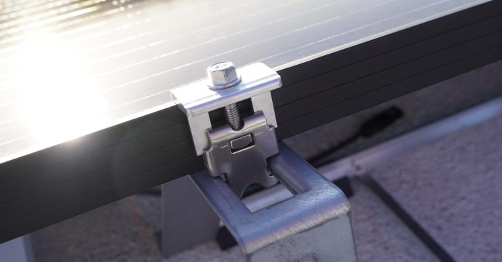 K2 system on solar panel 