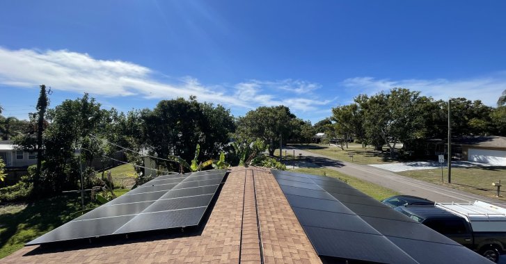 Solar Panels on Residential Roof