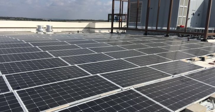 Commercial Solar Installation Roof Mount