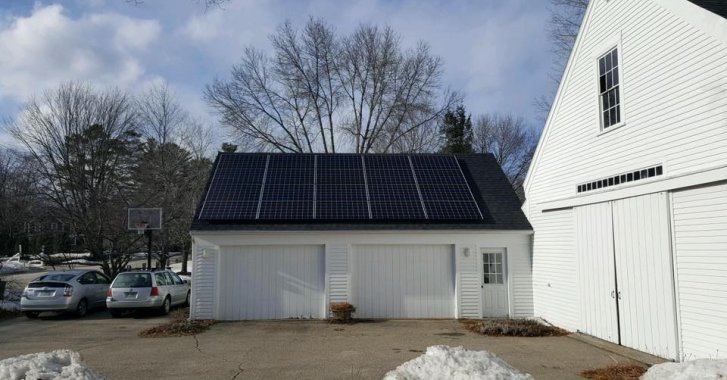 Greentech Renewables Canadian Solar Panels on Residential Building