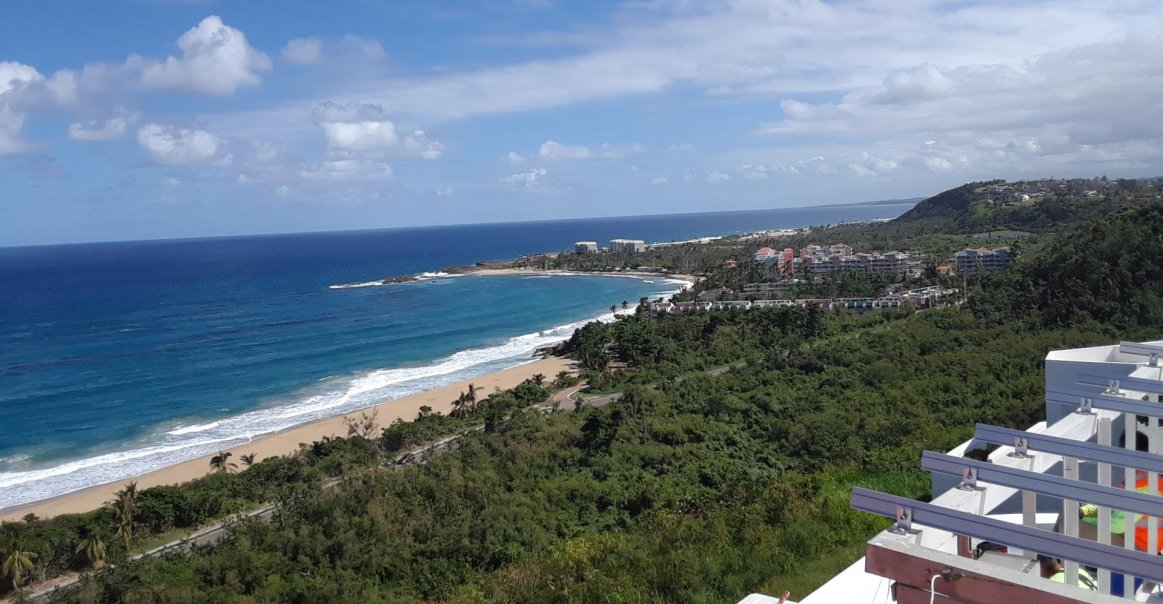 View from the Solar Canopy in Puerto Rico