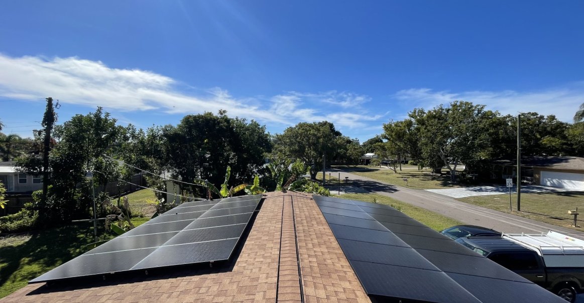 Solar Panels on Residential Roof