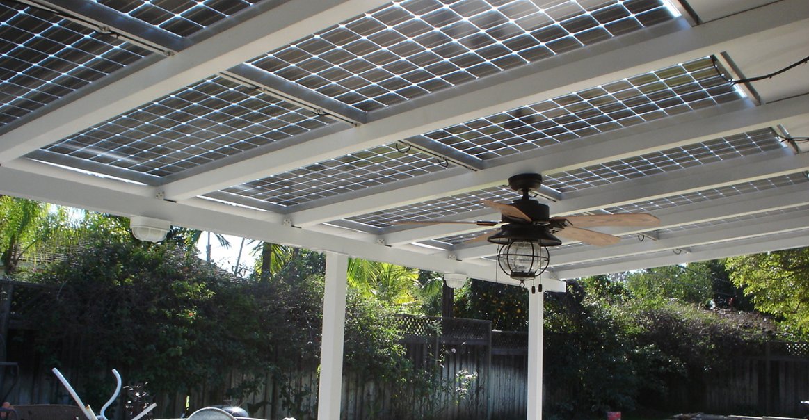 Santa Ana 2.7kW Bifacial Sanyo Project on Canopy