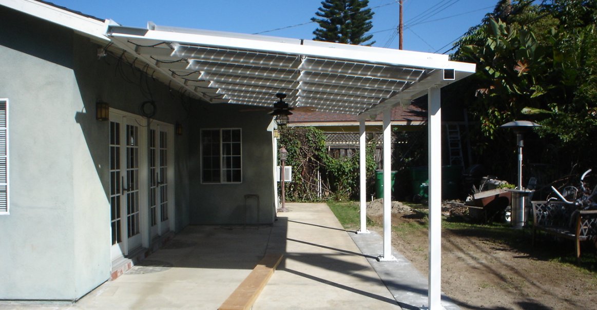 Santa Ana 2.7kW Bifacial Sanyo Project on Canopy