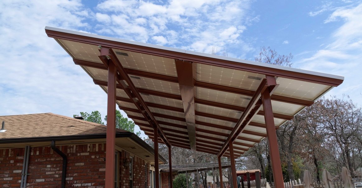 Suniva Solar used for this covered patio