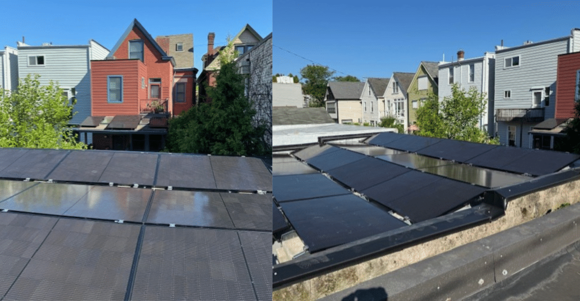 25-solar panel residential system installation in Pittsburgh, PA.