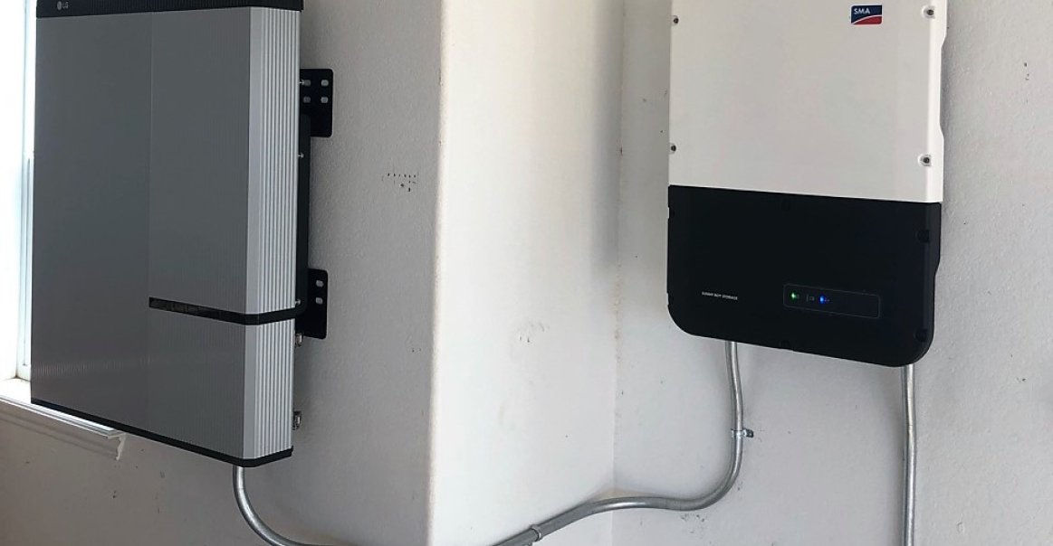 Sunny Boy Inverter Connected to Solar Project