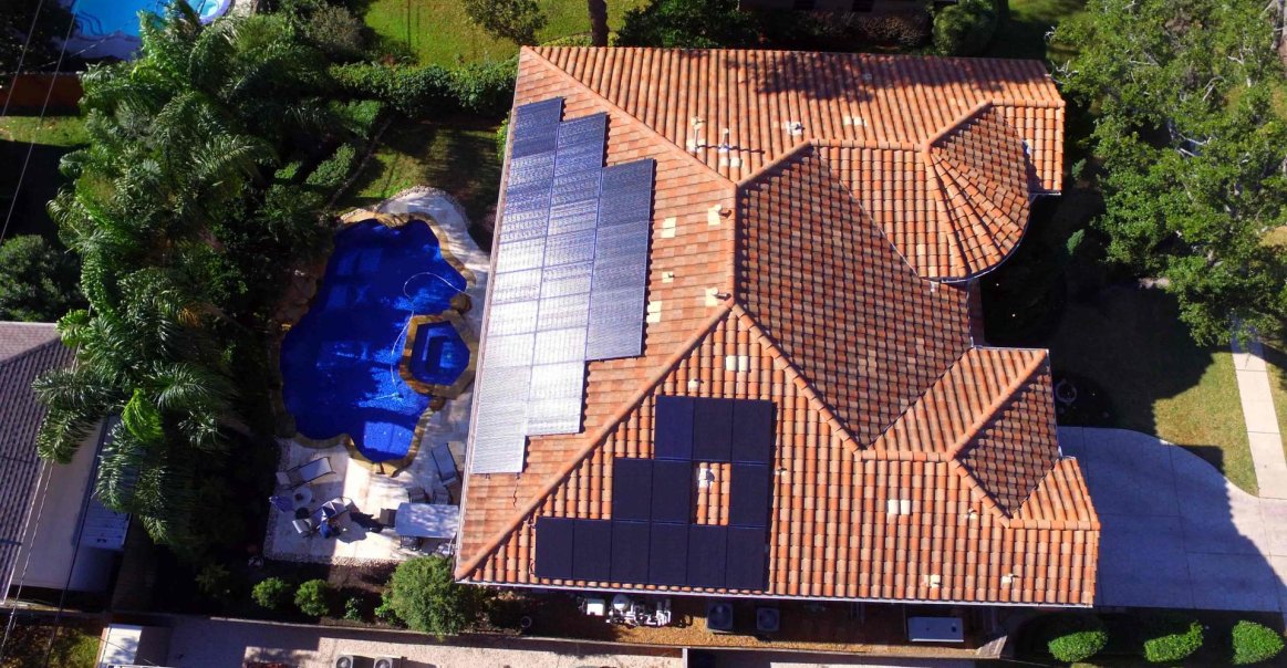 Sweetwater Residential Photovoltaic Project Drone Shot