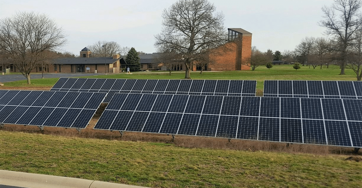 Grount Mount Solar Installation Supplied by Greentech Renewables