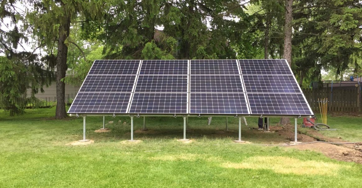 Greentech Renewables Supplied EMOD Electric Ground Mount Solar Installation