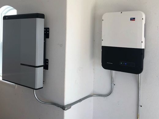 Sunny Boy Inverter Connected to Solar Project