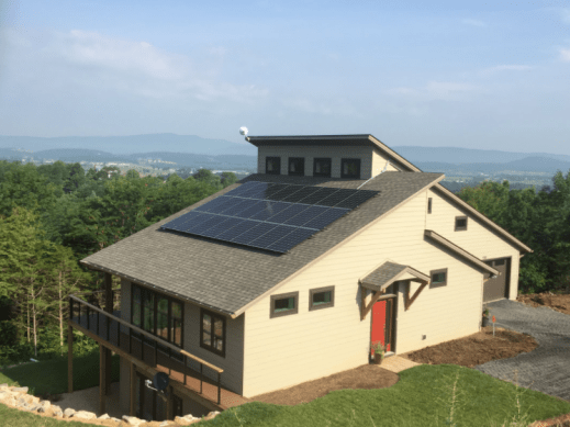 Carbon Neutral Residential Solar Installation