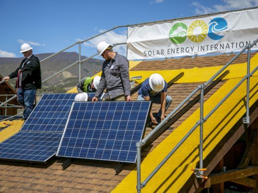 Solar Install on Roof